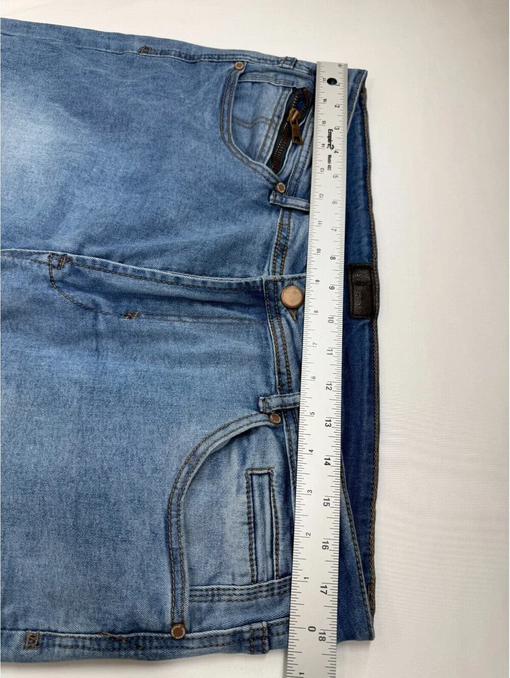 Steve's Jeans Men's Jeans Bootcut Low Rise Medium Wash Solid Size 36/32 Blue